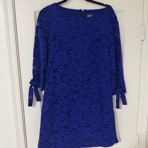 Vince Camuto Cobalt Blue Lace Dress
